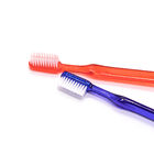 V-Form doppelseitige orthodontische Zahnbürste mit Interdental Bürste