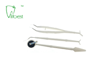 Plastik3 in 1 zahnmedizinischer zahnmedizinischer Wegwerfausrüstung Kit For Examinations 3in1