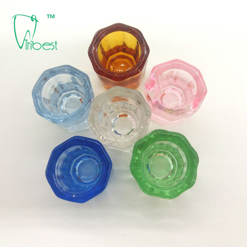 Fester hitzebeständiger Glas-Dappen-Teller-zahnmedizinischer Gebrauch